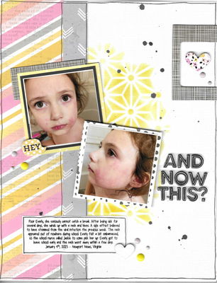 And Now This? 
Journaling - Poor Everly, she seriously cannot catch a break. After being sick for several days, she winds up with a rash and hives. A side effect believed to have stemmed from the viral infection the previous week. The rash appeared out of nowhere during school. Everly felt a bit embarrassed, so the school nurse called Jackie to come pick her up. Everly got to leave school early and the rash went away within a few days. January 4th, 2023 – Newport News, Virginia


