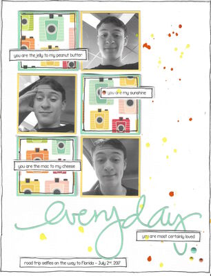 Everyday - Garrett 
This is the original that I scrapped a few years back - lifted it for Everly and Harrison both. 
