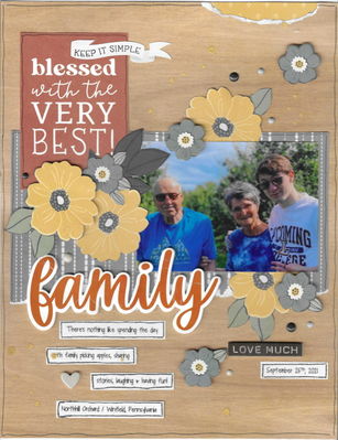 Family - Scraplift of Alicia Giess @ My Creative Scrapbook 
