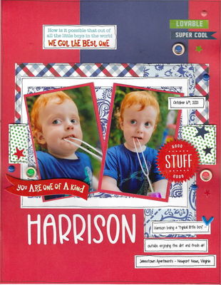 Harrison 
Harrison being a “typical little boy” – outside enjoying the dirt and fresh air! 
October 6th, 2021 - Jamestown Apartments - Newport News, Viriginia 

