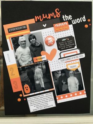 Mums the Word 
Trick or Treating with Jonah . . .quick stop @  Nanny & Pappy’s (Reed St / Deanna was  visiting), then down the street to warm up  with hot cocoa at the church, then  hitting  a few more houses in the misting  rain until we had to rush you home . . . .Mums the word dude!
October 31st, 2012 – Williamsport, PA 

