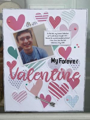 My Forever Valentine 
So this kid, my forever Valentine  got to pick dinner tonight. KFC – 
because he wanted mashed potatoes!!  I love, love, love this kid! 
Valentine’s Day 2018

