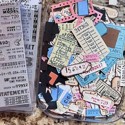 Keywords: Ephemera made from scraps