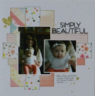 Sketch Challenge 5-17-17 - Simply Beautiful
Here is my layout for this week's sketch challenge. I used Pink Paislee's Fancy Free papers on this layout.
Keywords: sketch challenge 5-17-17