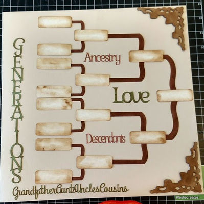 Family Tree (right page)
Heritage album for old family photos
