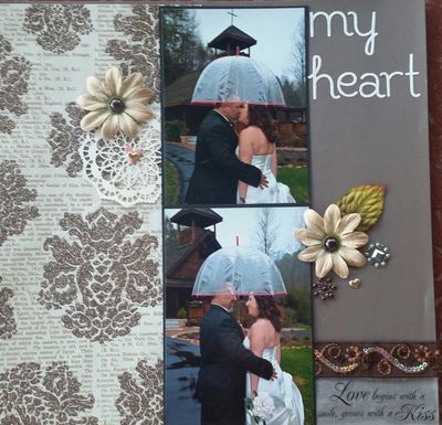 My heart ... June 17th 2017 challenge
More for my nieces album
Keywords: Bling, heart, flowers