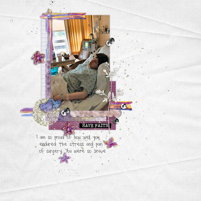 "Here Comes the Sun" -- George Harrison: Wednesday, 9.20.2017
My son after surgery
Credit to:
Lilypad blog train kit Of Wishes and Dreams
