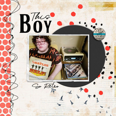 Beatles Challenge #1 Fonts
Beatles SONG TITLE: This Boy 
USE AT LEAST TWO DIFFERENT FONTS in your title: Bootle and Calling Loves
