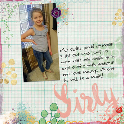 NOV. 7 CHALLENGE -- MAKE ME PROUD
My oldest grandchild lives with her paternal grandfather for now and does not have anyone to help her with her hair or outfits. She does it all on her own with the limited clothes and things she has. She loves to dress cool! 
