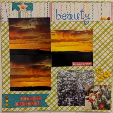 challenge flowers and brads
