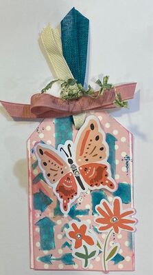 July Tag Challenge Stencil
