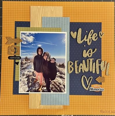 March 2022 sketch challenge 
Keywords: Mountain, New Mexico, mother, son