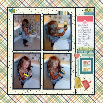 Busy, Busy, Busy
Scraplift Your Stash 2-7-18
