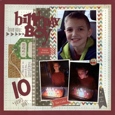 Birthday Boy Out With the Old  Challenge
