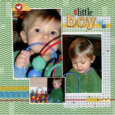 Sweet Little Boy
Sesame Street Challenge--Green
