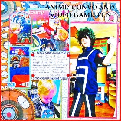 Anime' and video games!
Anna loves anime' and created her own "look" for the anime' event in Milwaukee. Her brothers preferred the video game arcade.
Keywords: talented;artsy girl