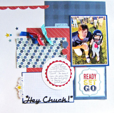 SEPT 15 CHALLENGE -- USE SCHOOL SUPPLIES: "Hey Chuck!"
