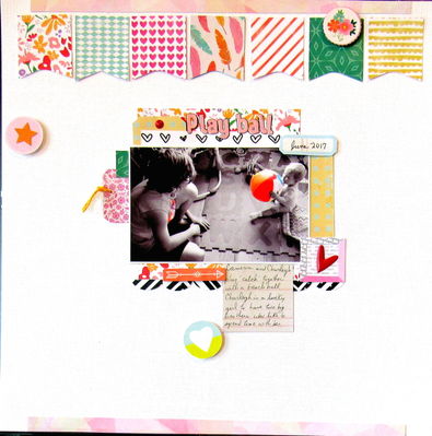 6/28/2017 challenge: Toy Story -- Play Ball
used the 6/19 sketch from the Citrus Twist Kits blog and the June CT kit.
