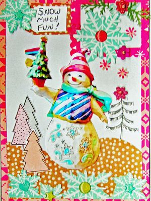 Frosty the Snowman -- Snow much fun card
