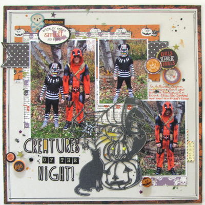 2/3February challenge -- original layout that I scraplifted
