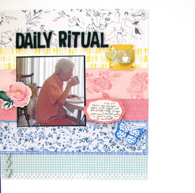 Daily ritual
I pulled things from several Citrus Twist kits for this one. It's my entry in the color block challenge

