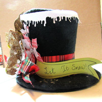 11/1 Pinterest challenge: Top hat -- side view
