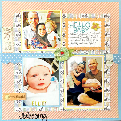 Hello Baby!
Elliot Michael arrived at 5:30 a.m. June 9, weighing 6 lbs., 7 oz. He was welcomed by his parents and a very excited 2-year-old sister, Isla.

Keywords: baby brother;June 9 arrival;big sister Isla