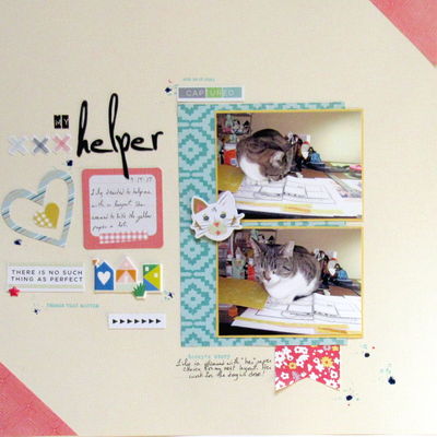 My Helper
Lily wanted to "help" and seems to like that yellow paper. Citrus Twist sketch and apri lkit
