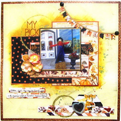 10/4 challenge: SCARECROWS -- My pick
This pretty scarecrow was my favorite in the scarecrow contest at Princeton IL's Scarecrow Festival in October 2015
