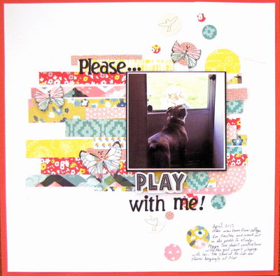 Please play with me
Another layout with the April Citrus Twist kit
