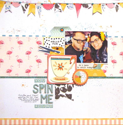 You spin me round
Citrus Twist Kits sketch
March kit from Citrus twist

Younger daughter and her new husband at Disney World (honeymoon) on the Mad Tea Party ride, waiting for it to start up
