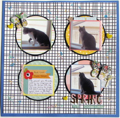 Spring is Coming
Sketch from Stuck?! Sketches
Citrus Twist January kit
