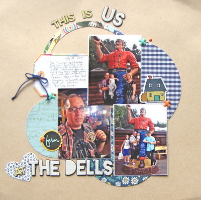 8/2 challenge: This is Us
I used photos of my oldest daughter's family from a day trip to Wisconsin Dells; sketch by Laura Whitaker; August Citrus Twist kit
