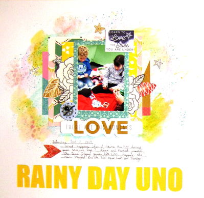 Rock around the clock challenge --Rainy Day Uno
