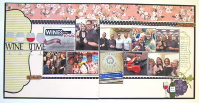 Wine Time
Sketch by PageMaps
Citrus Twist Kits' December main kit and add-ons

My older daughter and her husband attended a wine tasting fundraiser with friends. Their friend took these photos of their group having fu.
