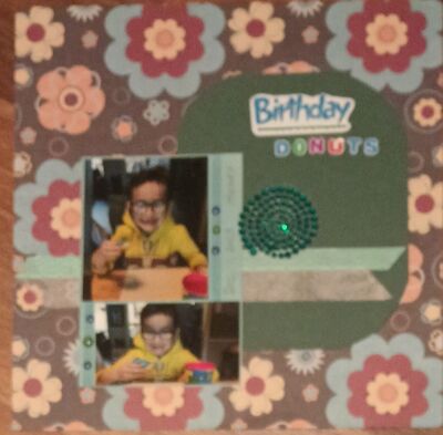 Keywords: Birthday donuts