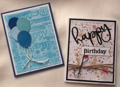 June Card Challenge - Masculine Cards
