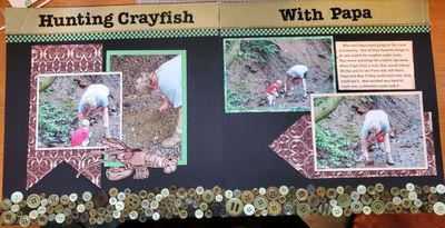 Hunting Crayfish with Papa 02252020
This is from a sketch I saw on another site.  I think it fits here! Loved using  up more of my ginormous stash!!!
