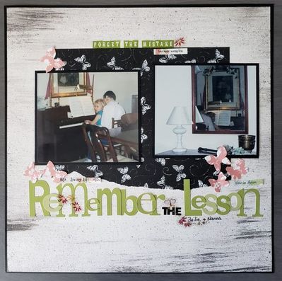 Remember the Lesson
Bailie (oldest Grand) with my precious Mother In Law many years ago
