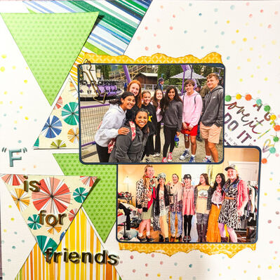 F is for Friends
3/8 Birthday Cake Challenge
