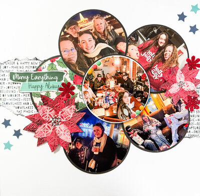 Merry Everything Happy Always
Challenge 4/21: The Revolver
sketch, torn edges, and 6 enamel dots and stars
