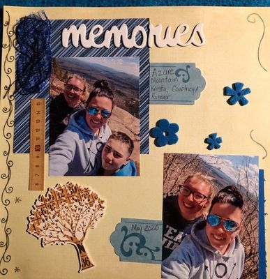 July white plus royal blue
