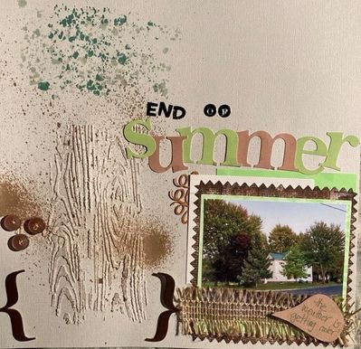 End of Summer
October 2 challenge
