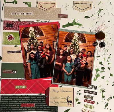 Christmas at grandma's 
Jan 26 challenge
