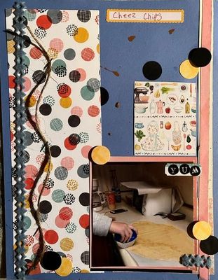 Cheez Chips
April 23  The kitchen
Keywords: string;circles;kitchen