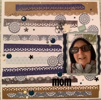 mom
Border punch challenge
Keywords: border punch;sequins, enamel dots, winter;stars
