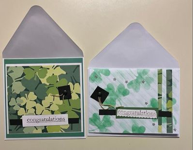 Congratulations
June masculine card challenge
Keywords: shamrocks;stencil
