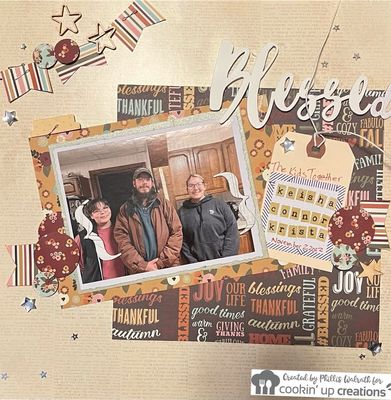 Blessed
March 15th Challenge
Keywords: banners;chipboard;stars;pp