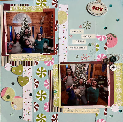 JOY
March 29 challenge
Keywords: layers;circles;sequins;glitter;buttons;hearts