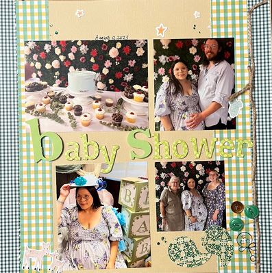 Baby Shower
11/13  Cowboy Neckerchief
Keywords: jute;paisley;checkered pattern